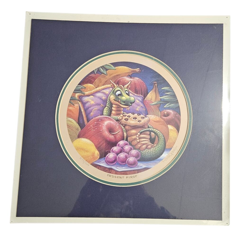 Randal Spangler Dessert First Dragon Limited Edition Signed Numbered Art Print